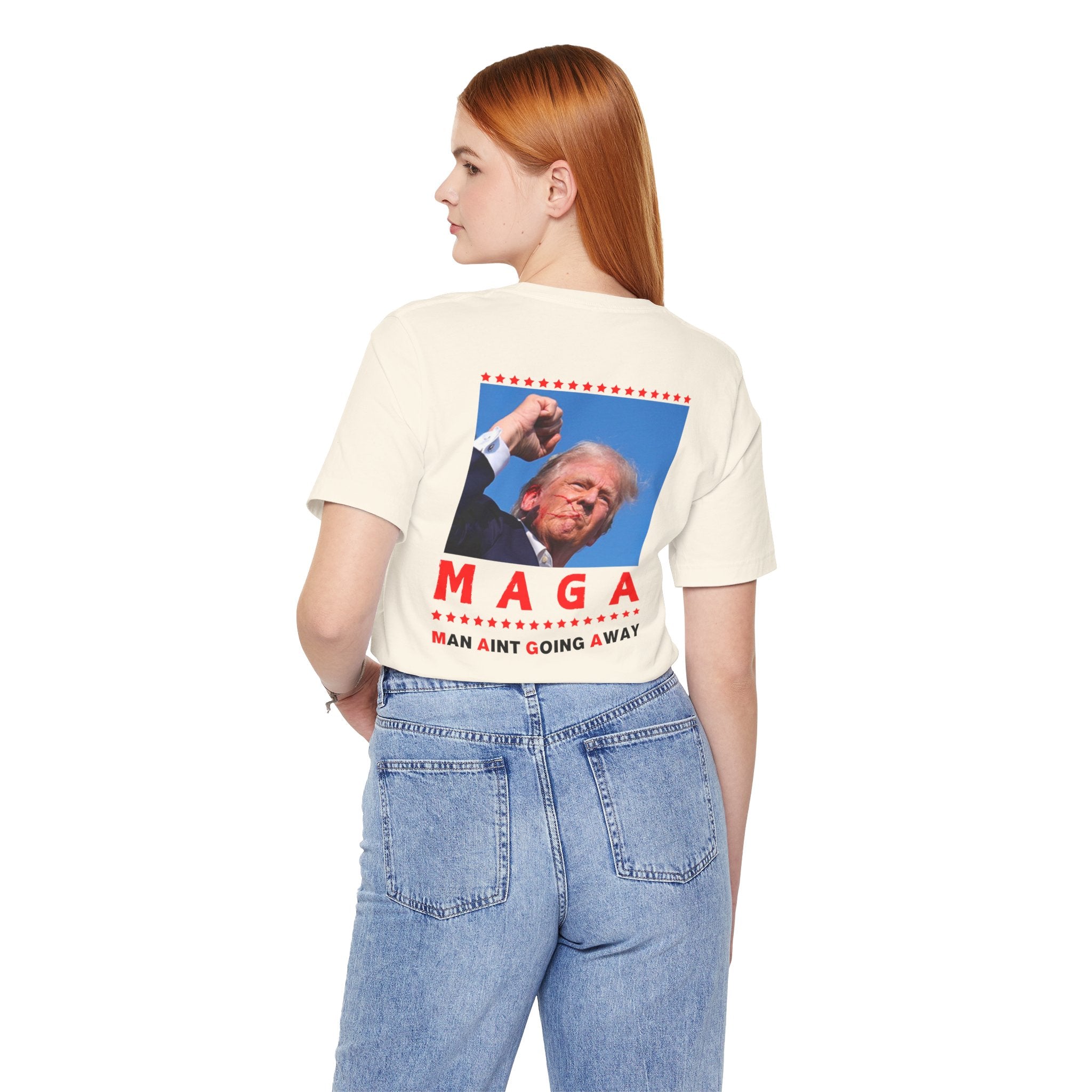 Maga Shirt- Man Aint Going Away