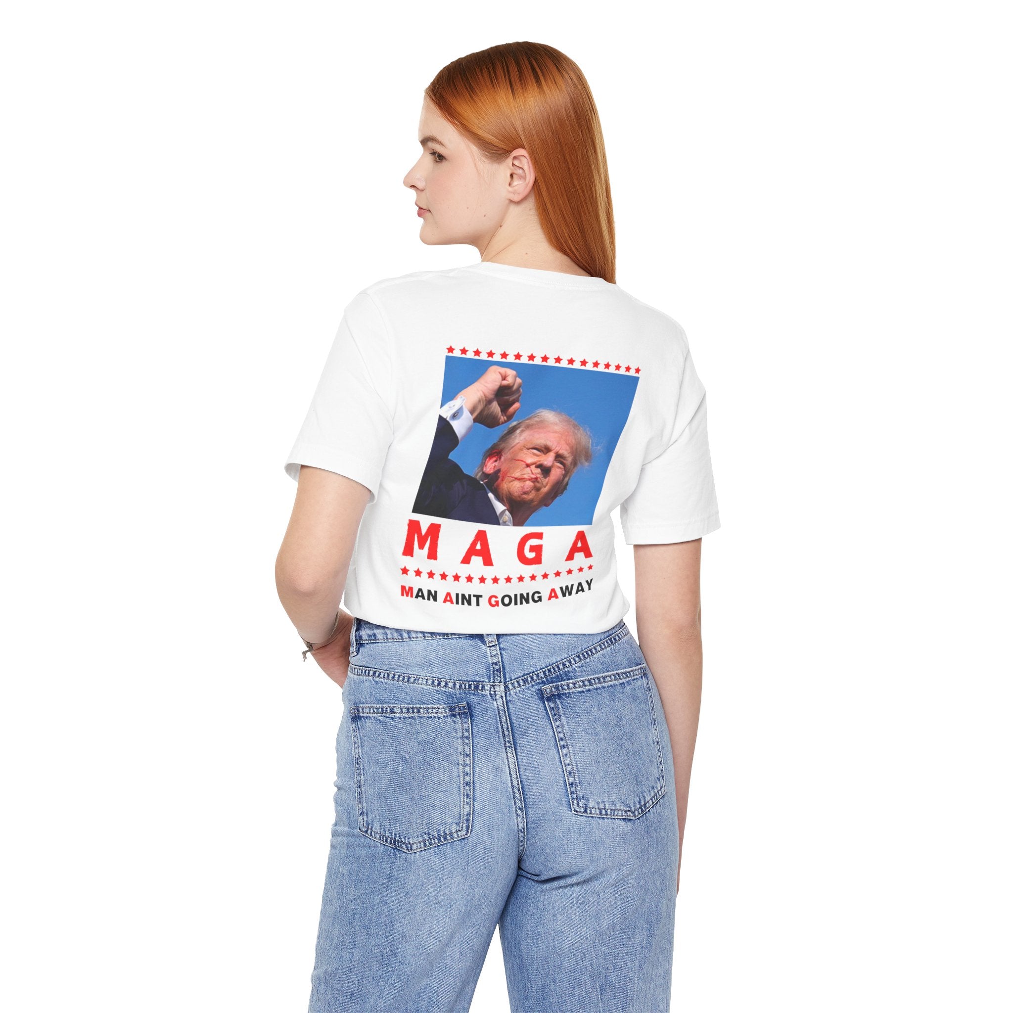 Maga Shirt- Man Aint Going Away